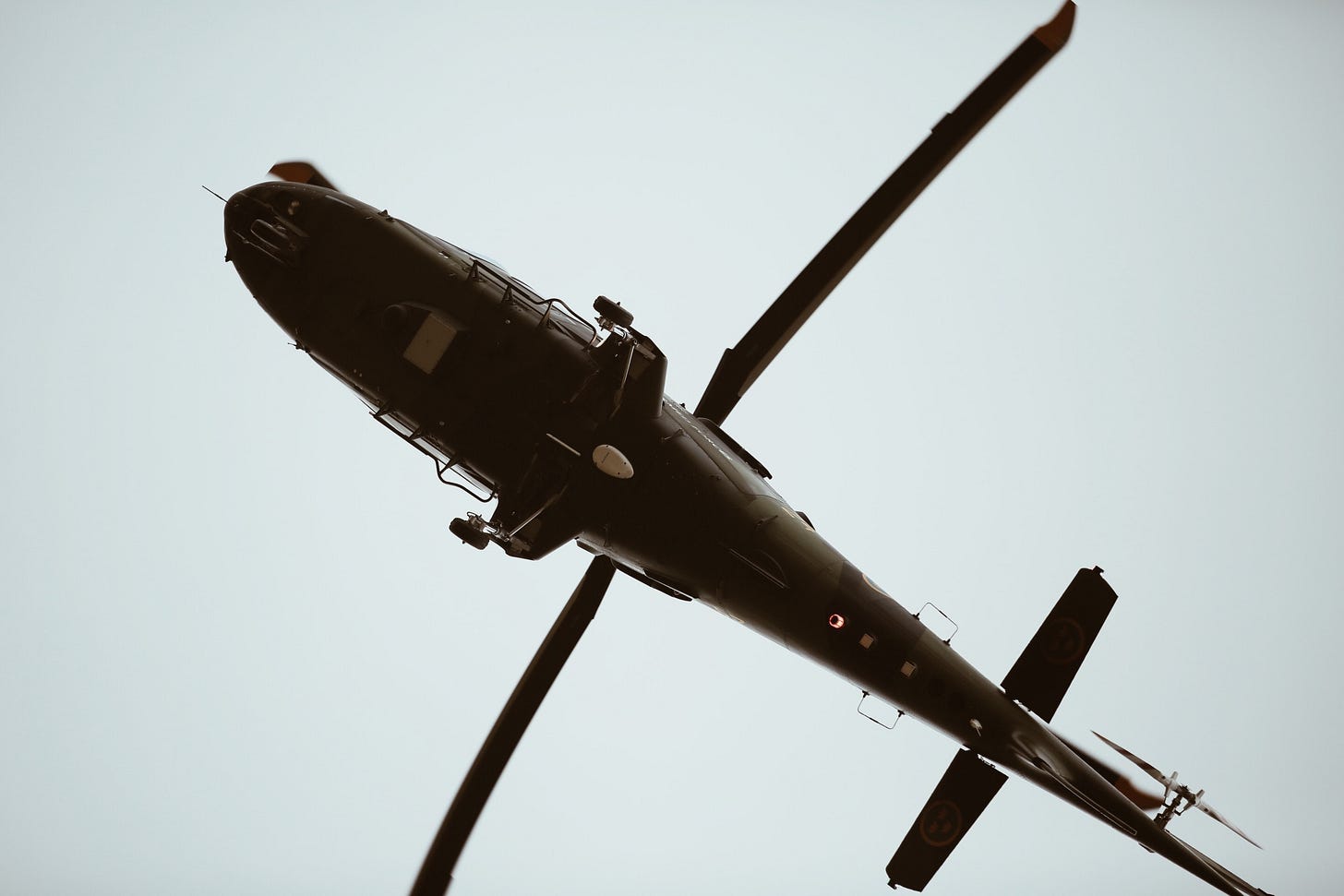 helicopter from below