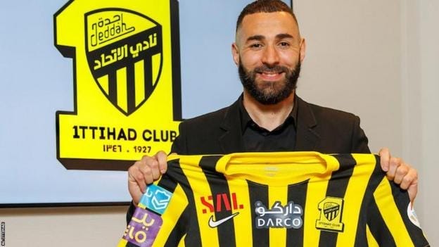 Karim Benzema agrees to join Saudi champions Al-Ittihad after Real Madrid  exit - BBC Sport