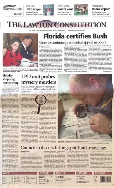 Third and last installment of the Forgotten Souls series published on Nov. 26-27,2000 with the last unsolved homicide case and a story about creation of a cold case unit at the Lawton Police Department, something that took place as we rolled out the series. Click on each picture to see the full page. (Mc Nelly Torres | Don’t Forget My Voice)