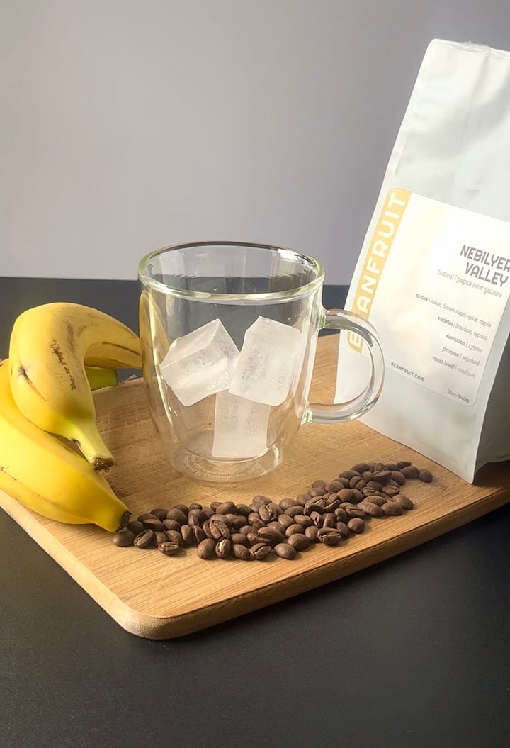 Banana Cream Iced Coffee
