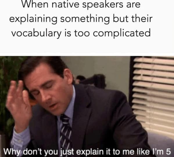 speaking a language like a child meme speaking a language like a child meme