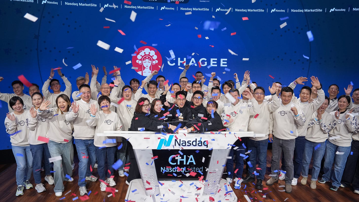 CHAGEE successfully listed on Nasdaq with a market capitalization of nearly  USD 6 billion. - Hexcellence Consulting