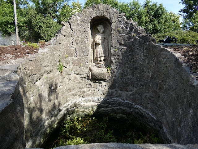 St. Colmcille's Well, Calliaghstown, Co. Meath, View of the well 3 St. Colmcille's Well, Calliaghstown, Co. Meath, View of the well 3