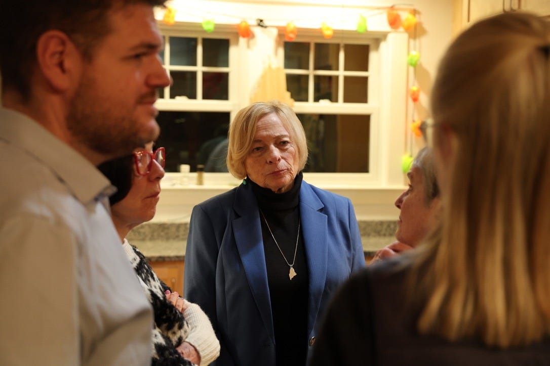 Janet Mills Speaking To Folks