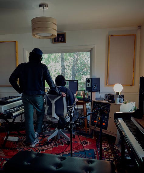 Photos in the studio (March)