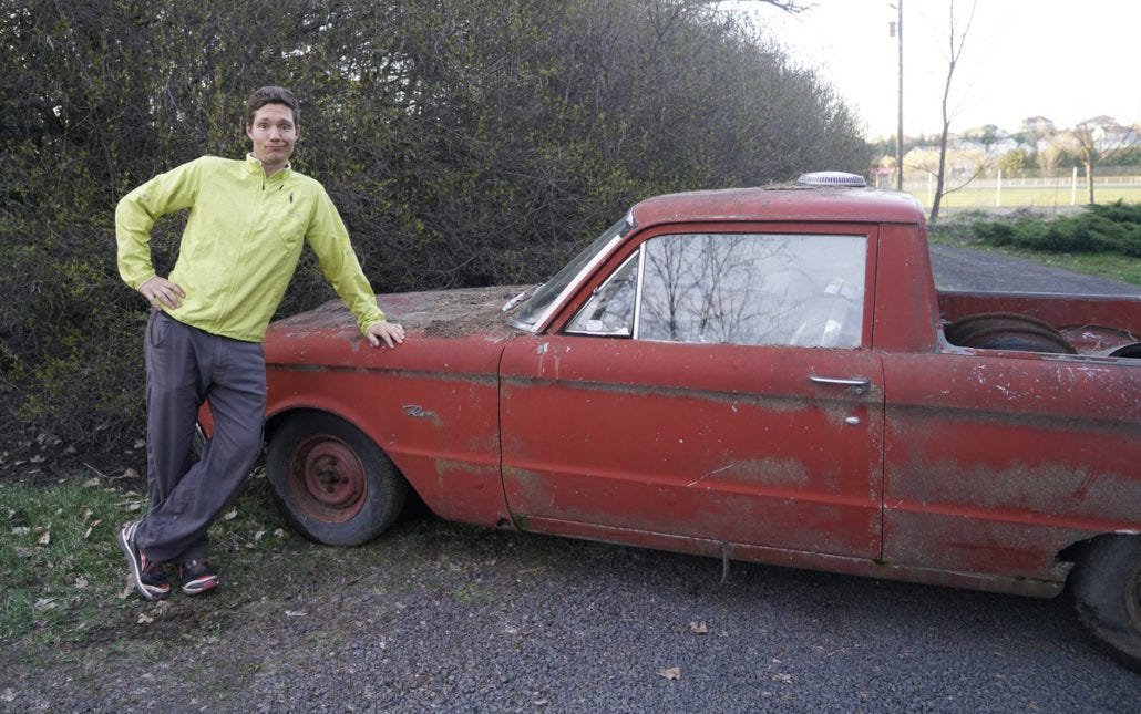 Hanging with the old Ford