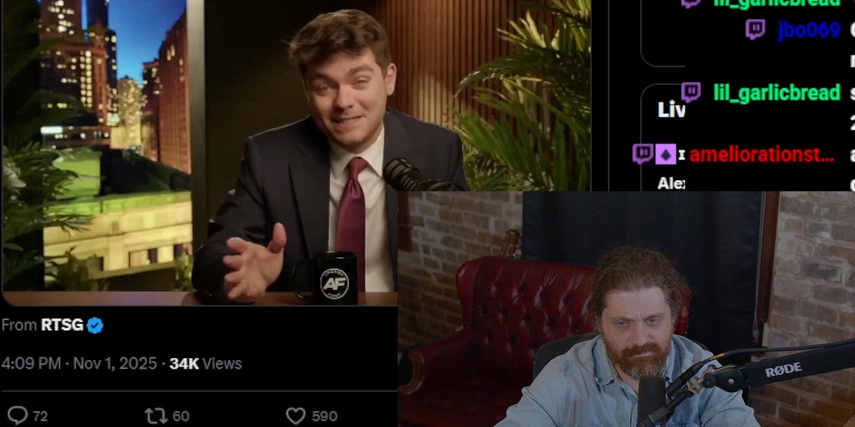 Nick Fuentes admits he's a Zionist... - Rathbone’s Substack