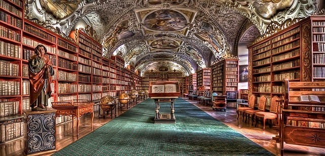 Free Prague Library illustration and picture