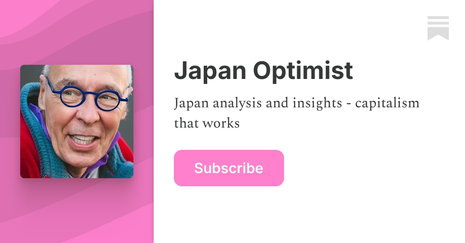 Japan Optimist | Jesper Koll | Substack