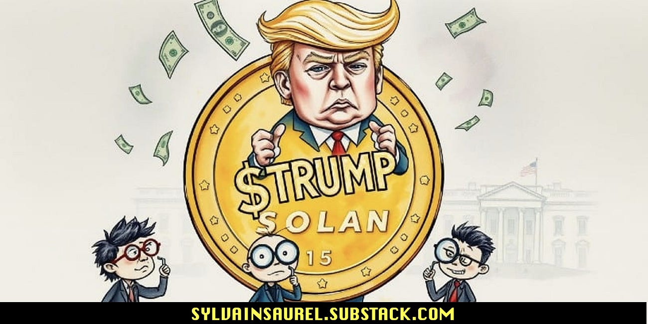 With His $TRUMP and $MELANIA Memecoins, Donald Trump Is Damaging Bitcoin.