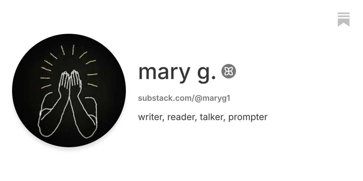 mary g. | Substack