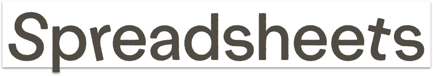 Spreadsheets