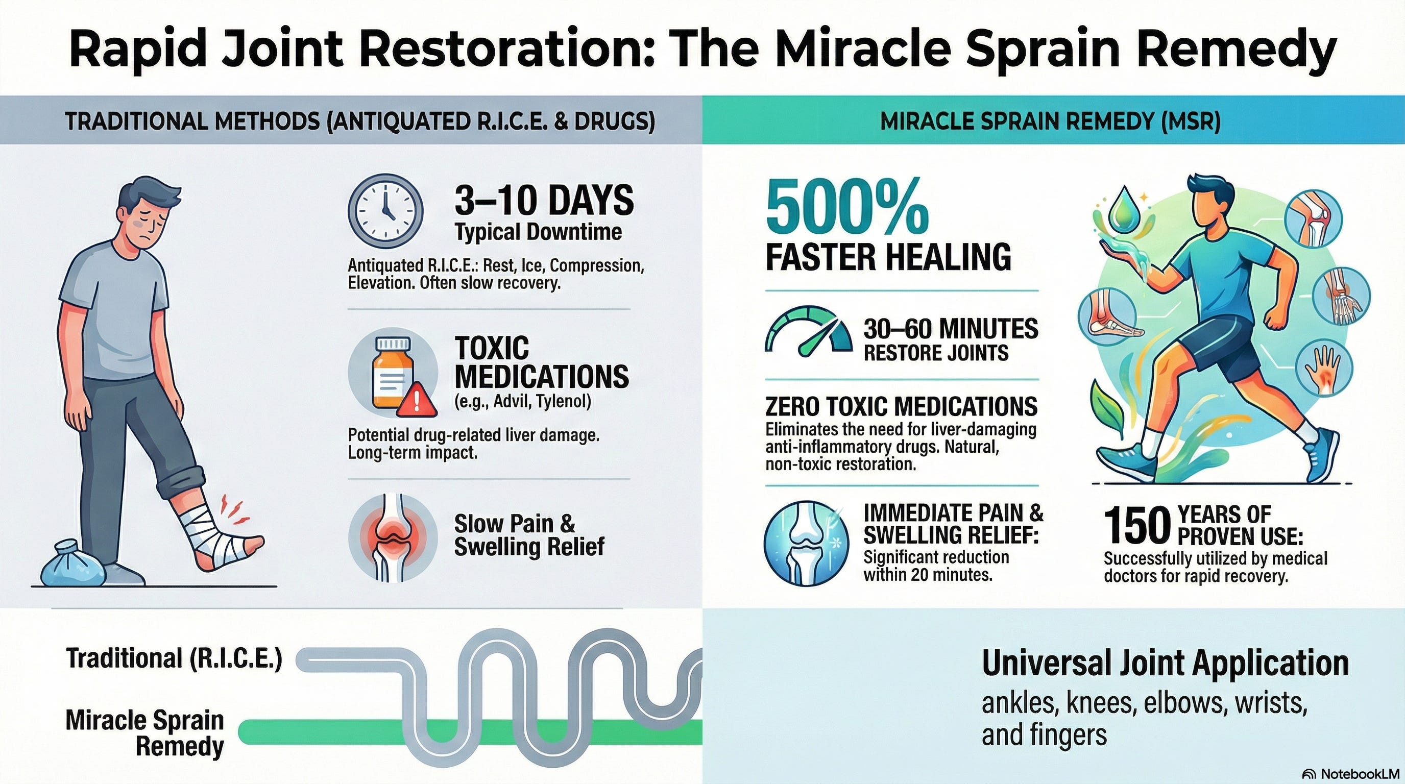 Infographic: The Miracle Sprain Remedy 