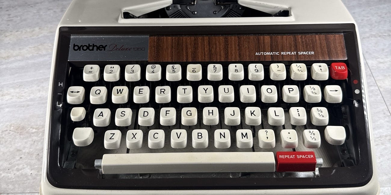Typewriters are back in fashion