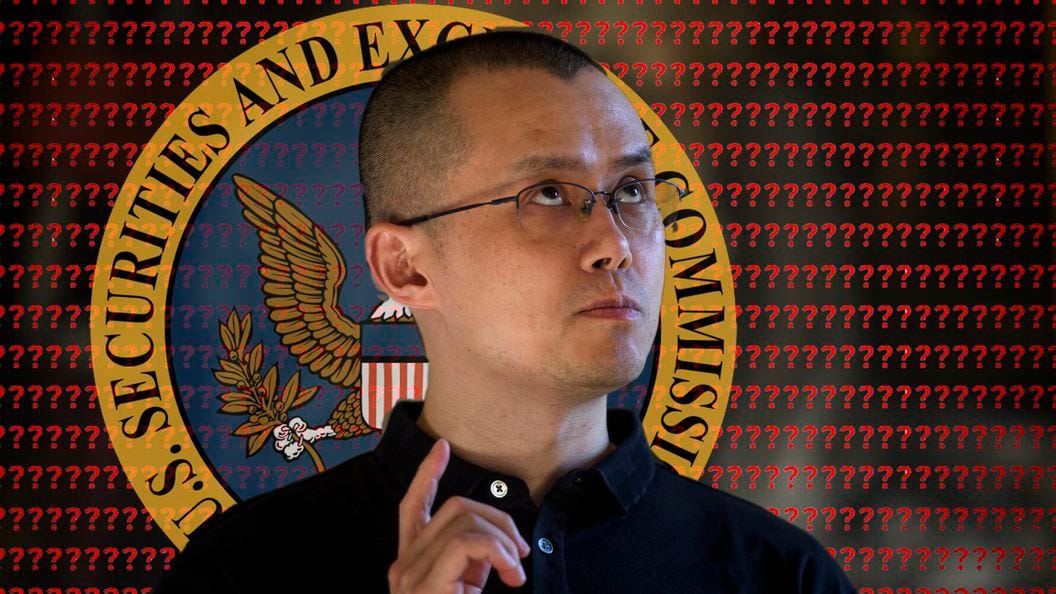 Binance CEO Changpeng "CZ" Zhao (Getty Images, modified by CoinDesk)