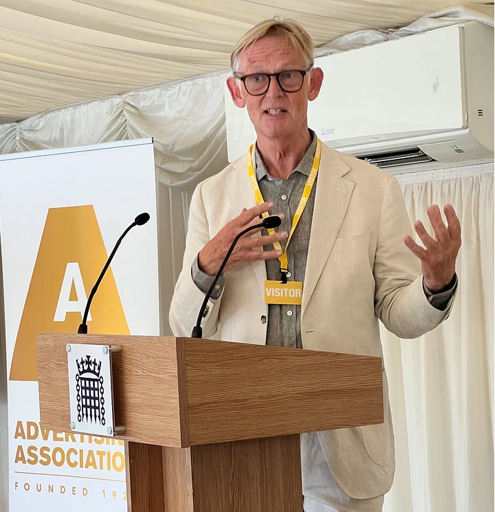 Damian Hinds MP, Ian Murray MP, Stig Abell and Kate McCann from Times Radio,Stephen Woodford, Advertising Association's Chief Executive.  