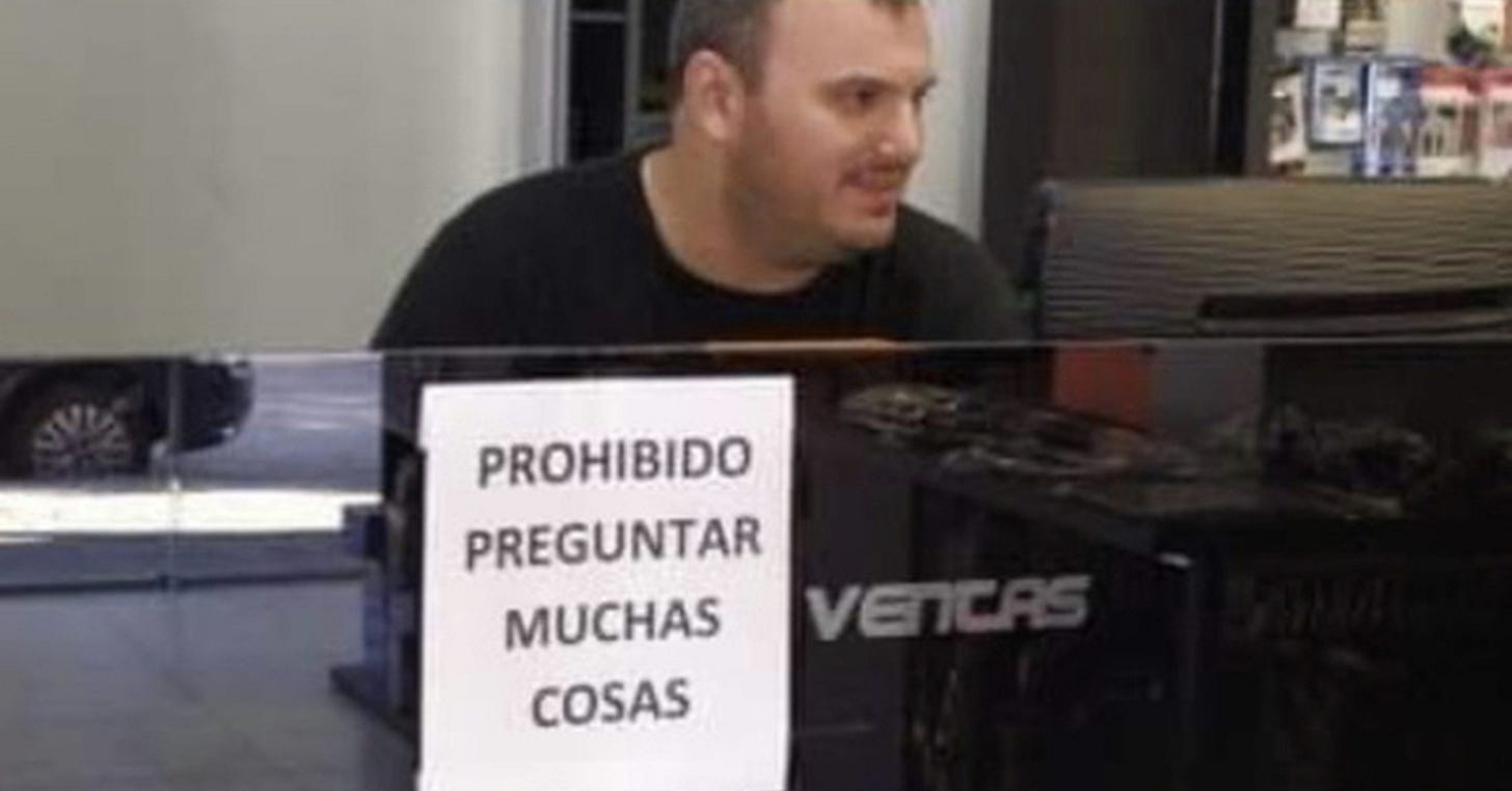 Cuánta razón! / Dejando las normas claras Cuánta razón! / Dejando las normas claras
