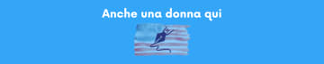 Anche una donna qui