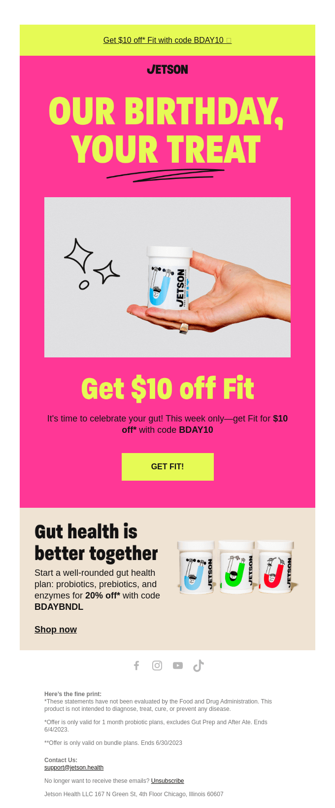 A birthday deal like no other ✨