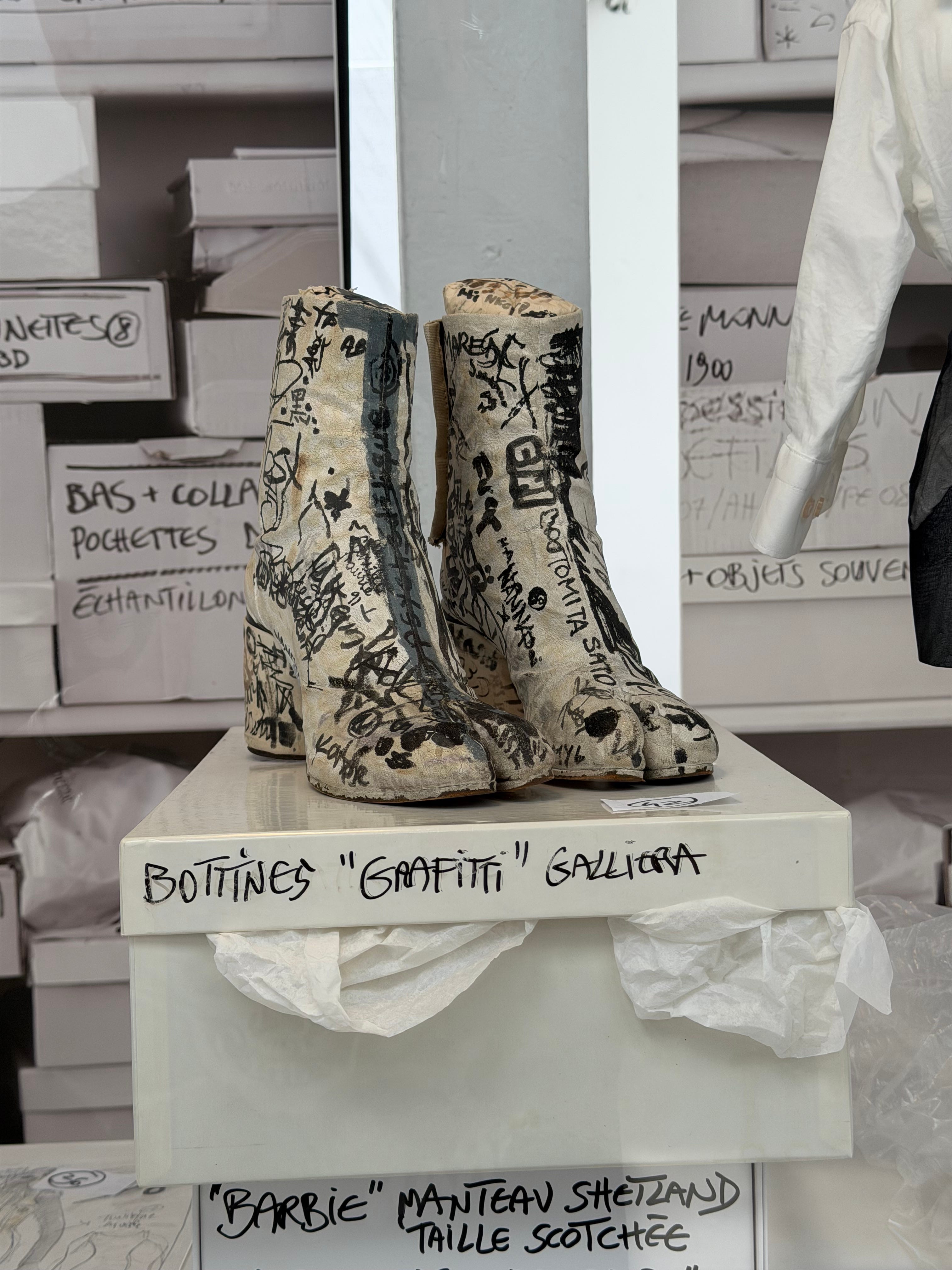 Behind the scenes of Martin Margiela's historic archive auction.