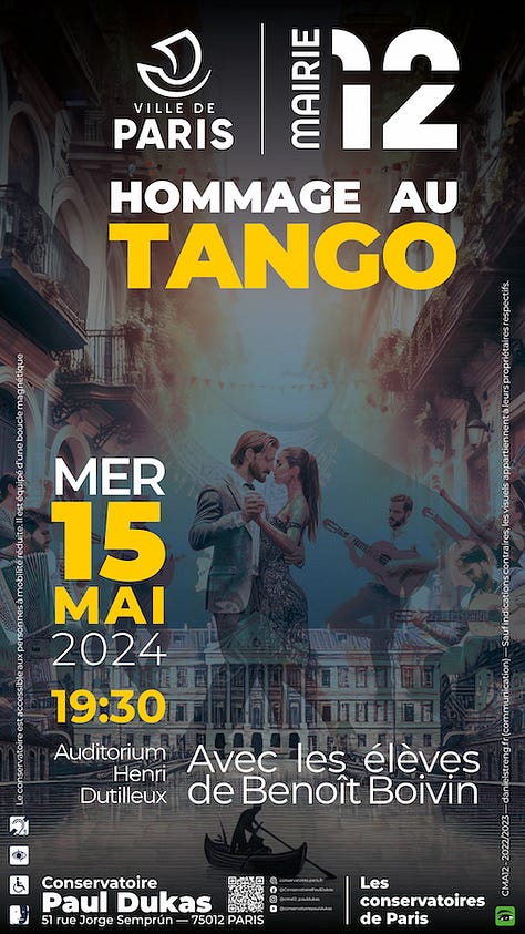 Évènements Musicaux organisés par le conservatoire entre le 15 mai et le 15 juin 2024