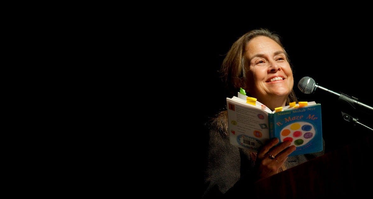 Naomi Shihab Nye by Rajah Bose, Gonzaga University