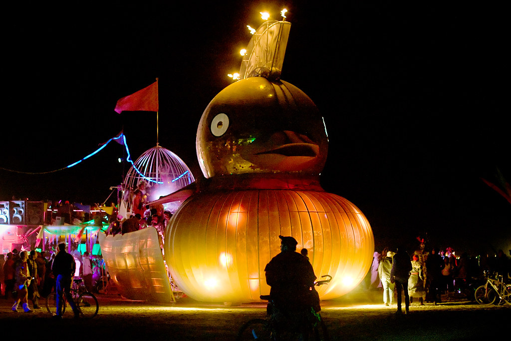 Disco Duck | Burning Man 2008 50mm f1.4 | Dave Le | Flickr