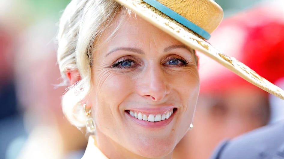 Zara Tindall smiling Zara Tindall smiling