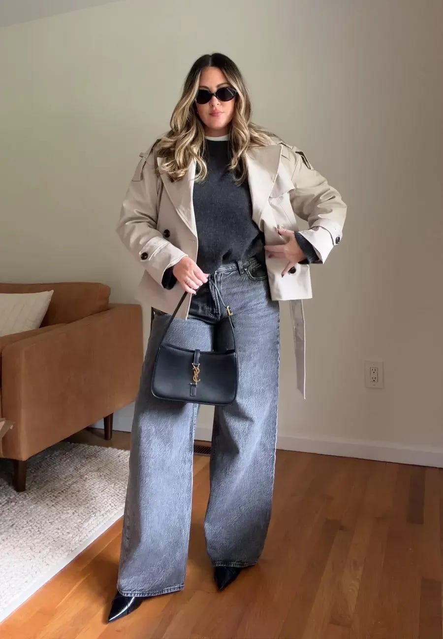 3 trench coats, 3 ways 

Trench coat outfit, cape trench coat, cropped trench coat, classic trench coat, casual fall outfit, elevated fall outfit, fall outfits 

#LTKSeasonal #LTKStyleTip