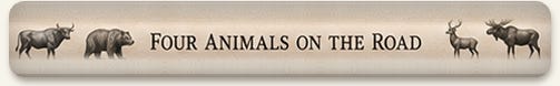 Four Animals on the Road