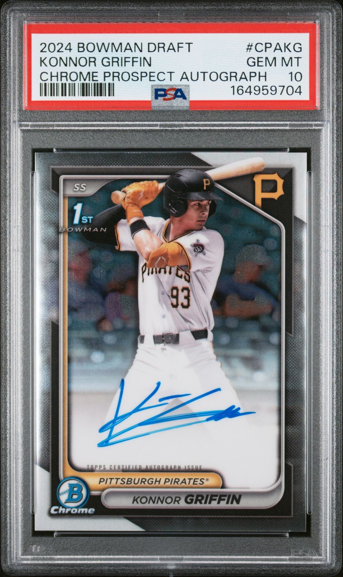 2024 Konnor Griffin Bowman Chrome Auto PSA 10