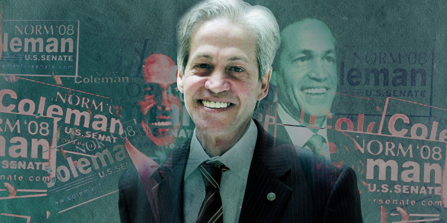 Norm Coleman: Former U.S. Senator Now Lobbyist and Agent for the Saudi  Government - DAWN
