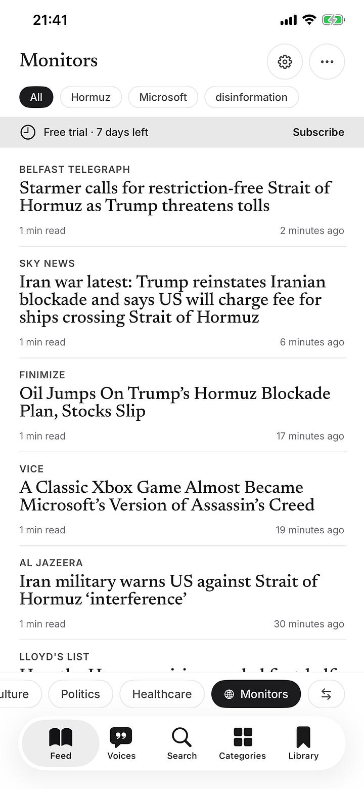 Inkline 1.2: on iPhone