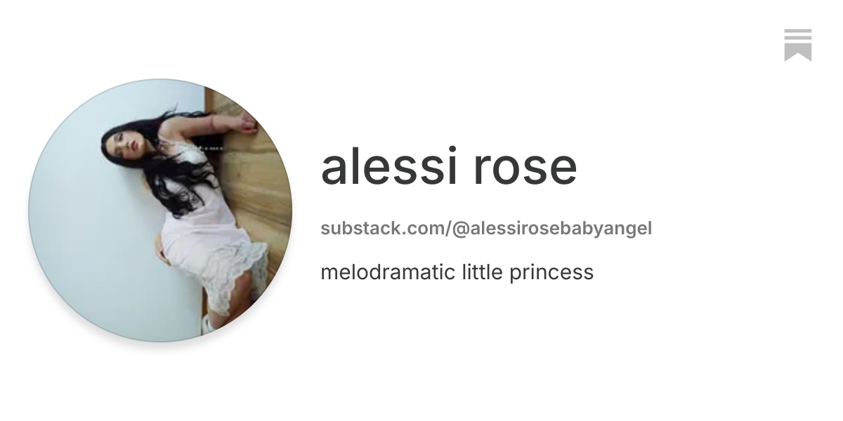 alessi rose | Substack