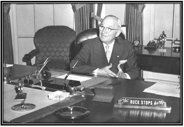 The buck stops here