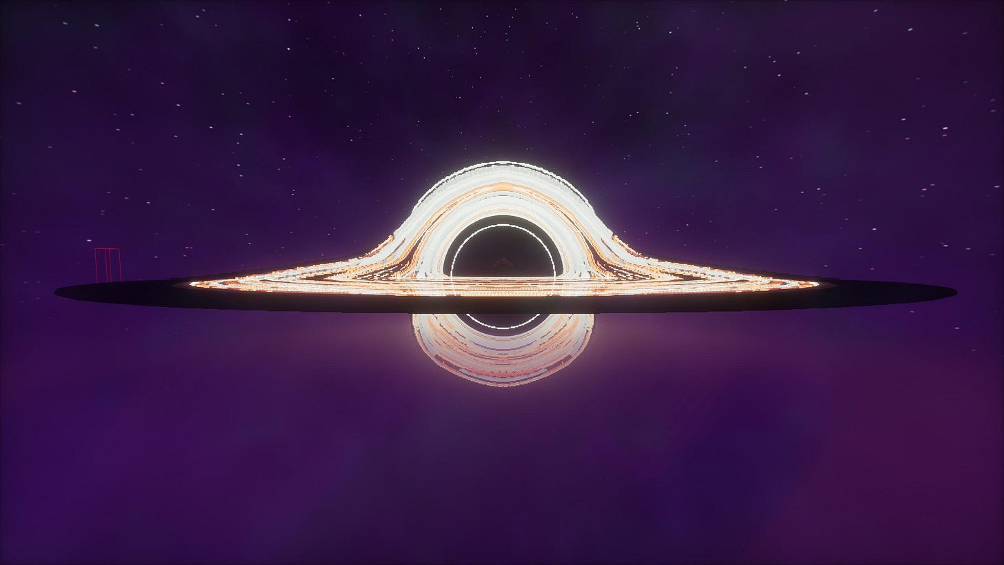 I built Wunba's black hole in survival : r/Minecraftbuilds