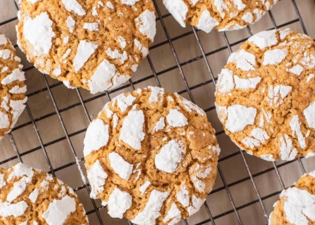 Crusty's Pumpkin Crinkle Cookies - CrustbyCarson