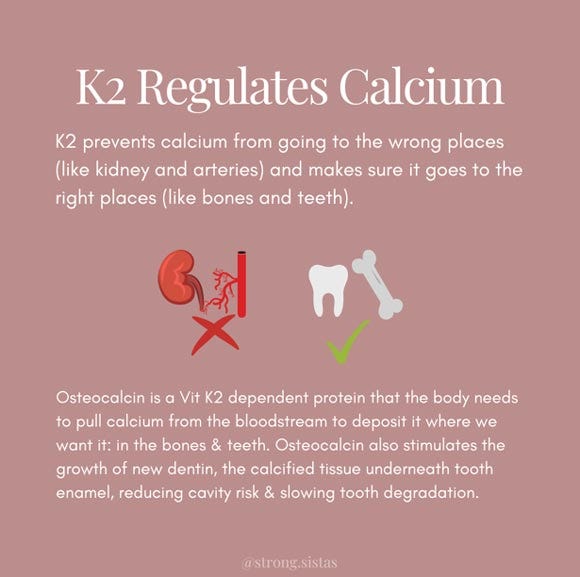 k2 regulates calcium