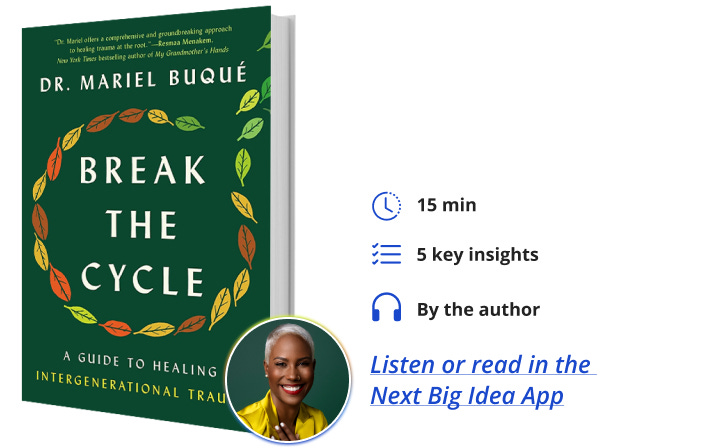 Break the Cycle Mariel Buque Next Big Idea Club