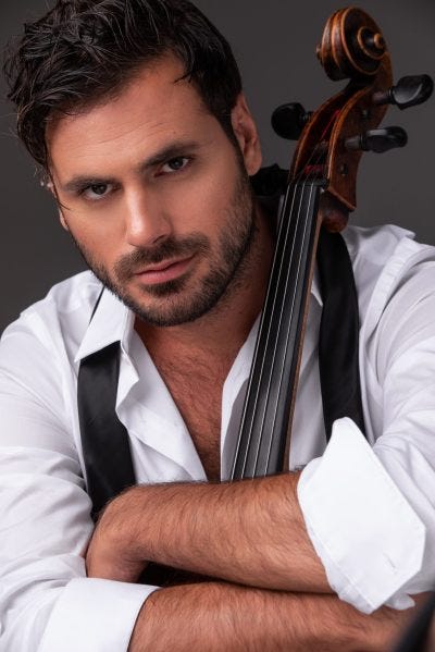 HAUSER hugging cello