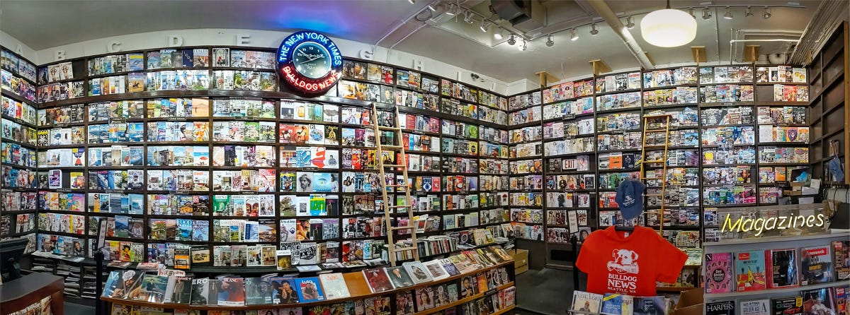 Walls with magazines