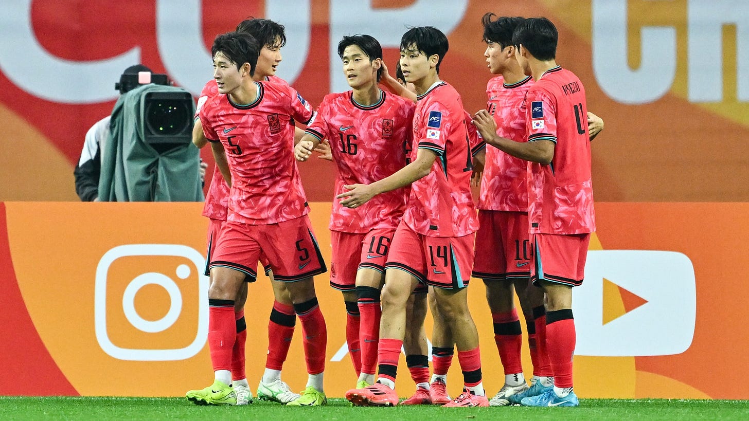 AFC U20 Asian Cup - Group D - MD2: Thailand 1-4 Korea Republic