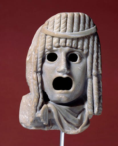 Teaching History with 100 Objects - A Greek theatre mask