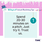 🎁12 Days of Podcast Marketing Tips🎁