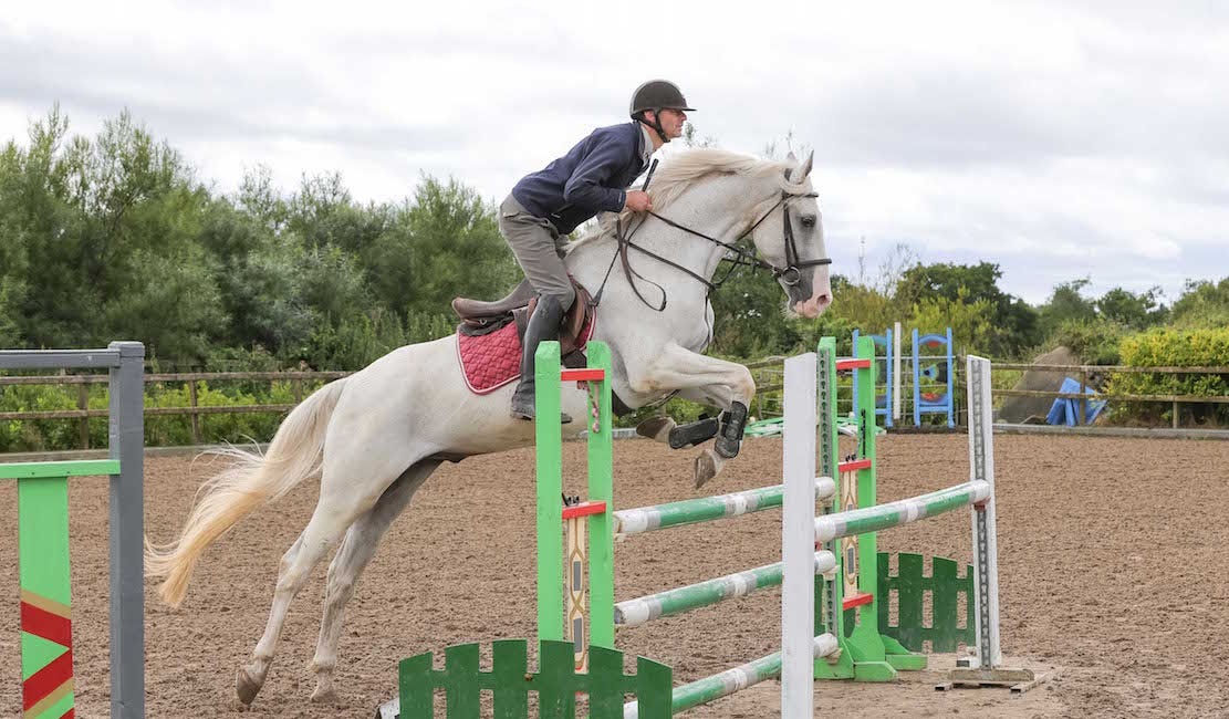 Unregistered jumping at Connell Hill