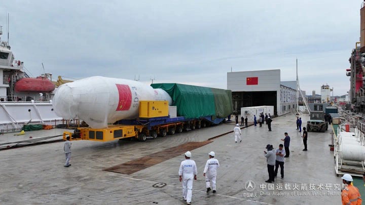 Jielong-3 preparing for its launch mission in late September.