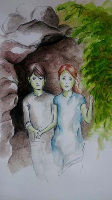The Green Children of Woolpit, by Katalin Polonyi ©