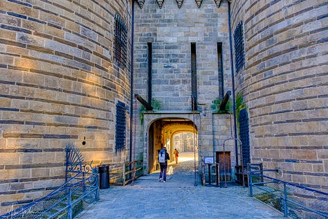 Moat and the drawbridge