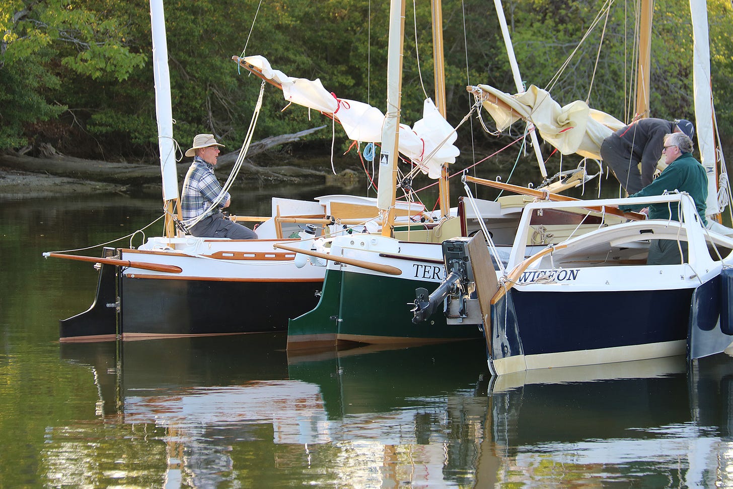 Autumn Leaves, a canoe yawl by John C. Harris
