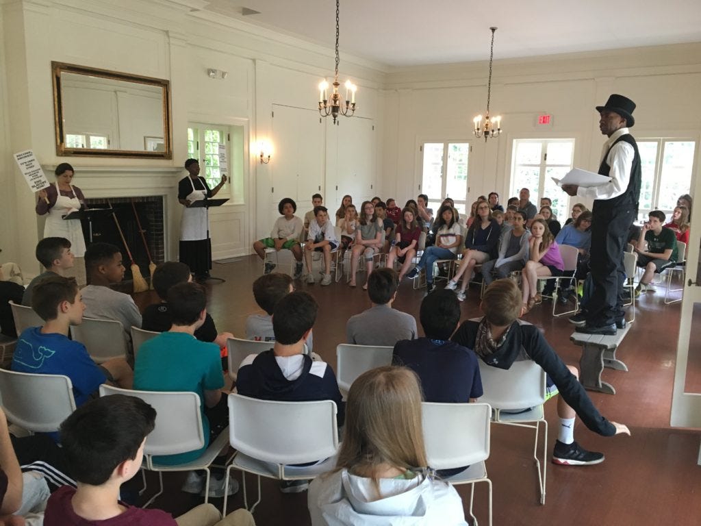 Students from Scotts Ridge Middle School at the 2018 production of Sisters. Students from Scotts Ridge Middle School at the 2018 production of Sisters.